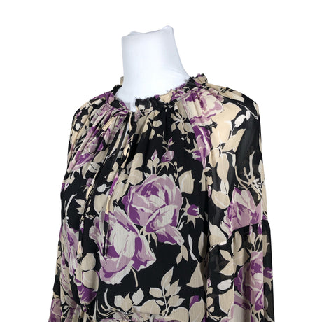 Unisex Lauren Ralph Lauren - Schiffon dress, size 36 - Black (2)