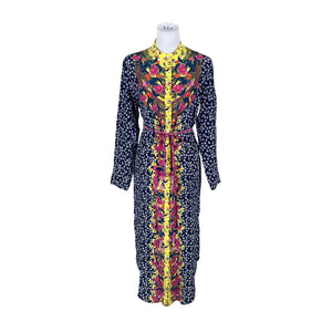 Unisex Saloni - Schiffon dress, size 38 - Yellow (1)
