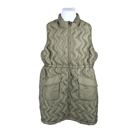 Unisex Ulla Popken - Winter vest, size 54 - Green ()