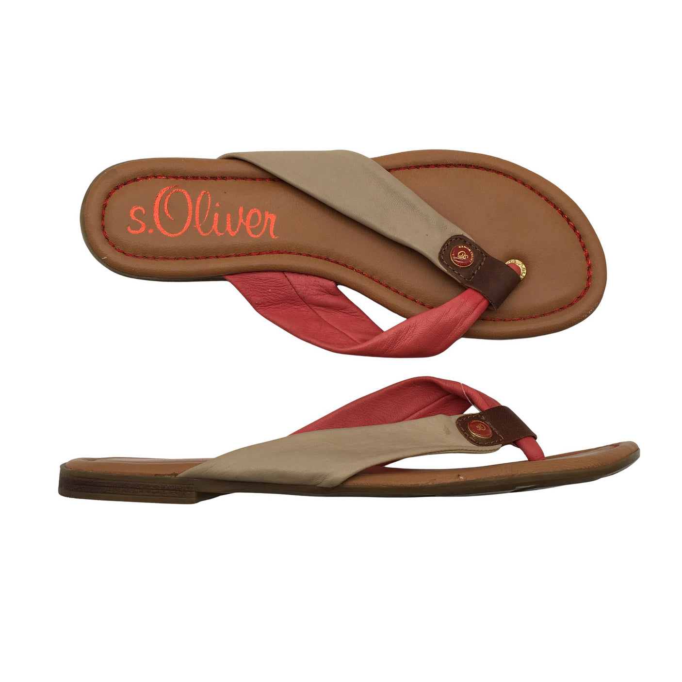 Unisex s.Oliver - Sandals, size 38 - Brown (1)