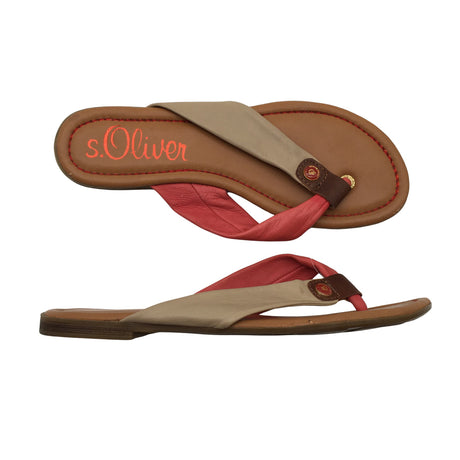 Unisex s.Oliver - Sandals, size 38 - Brown ()