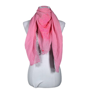 Unisex Esprit - Scarf, size Midi - Light pink (1)