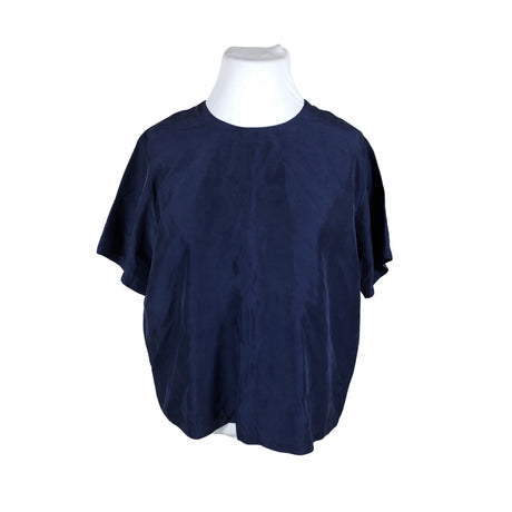 Unisex Järvi Muoti - Short-sleeved blouse, size 42 - Blue ()