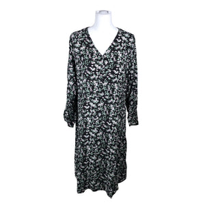 Unisex Fransa - Schiffon dress, size 38 - Black (1)