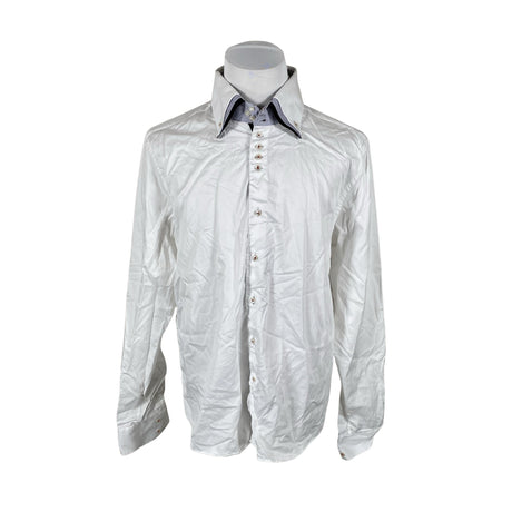 Unisex 7Camicie - Collared shirt, size XXXXL - White ()