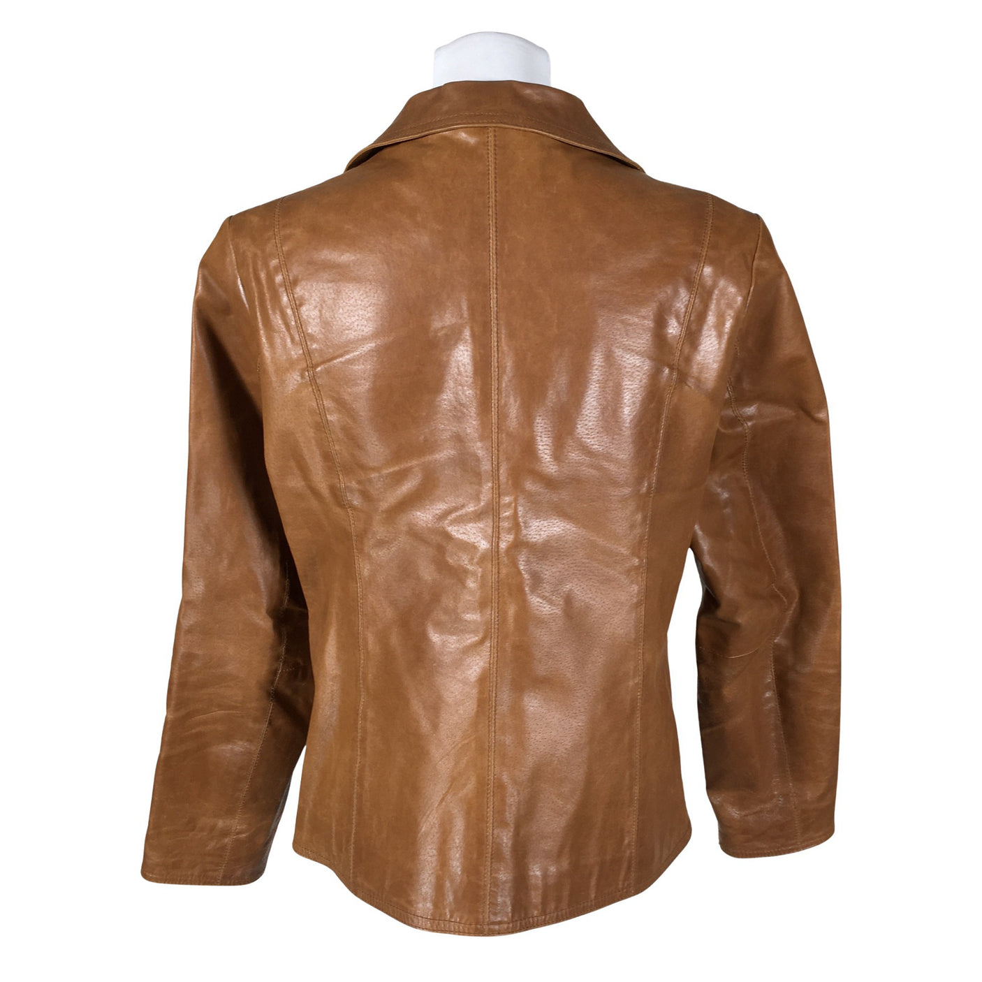 Unisex J.A.P - Leather jacket, size 40 - Brown (2)