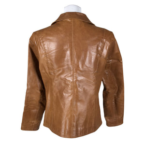 Unisex J.A.P - Leather jacket, size 40 - Brown (2)