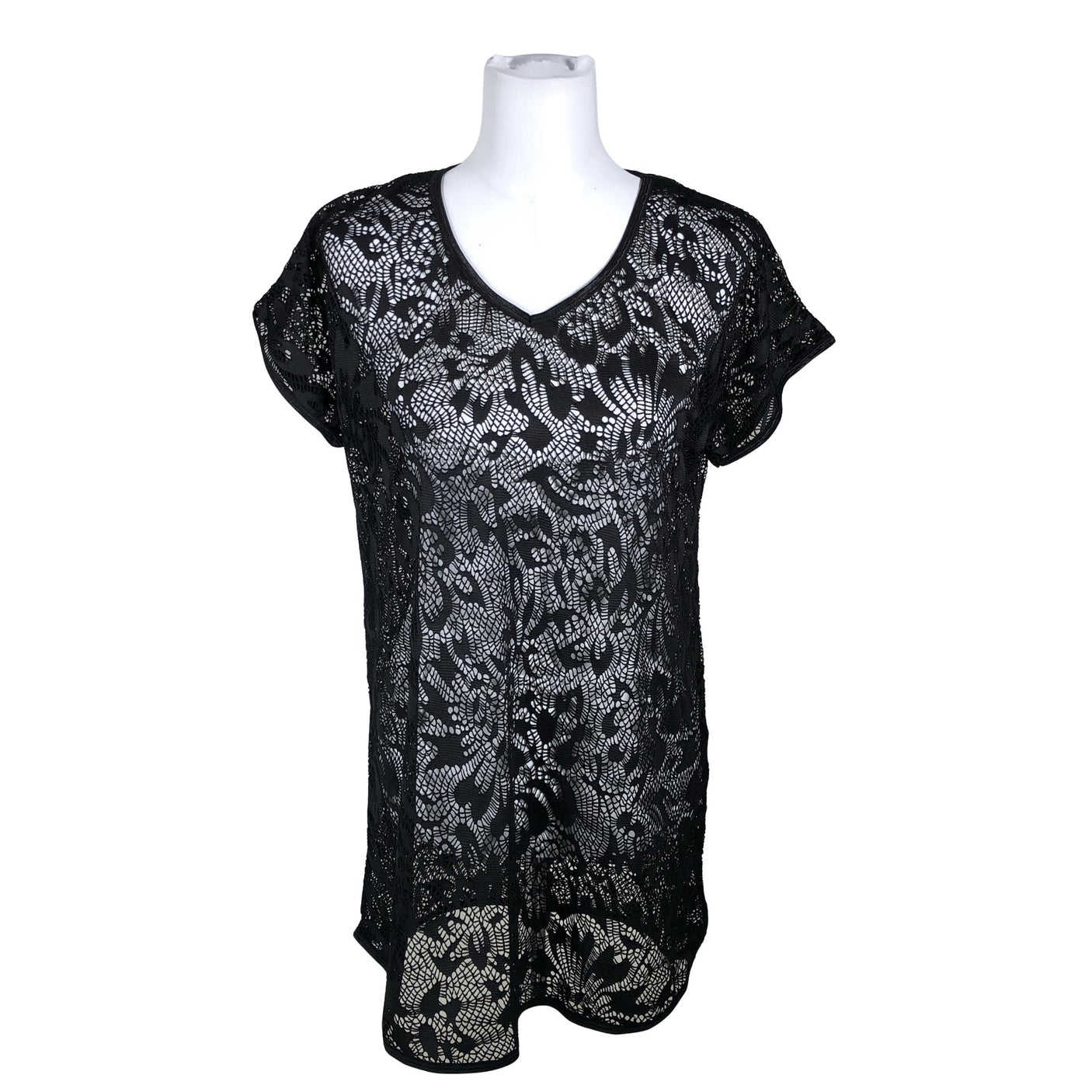 Unisex Damella - Tricot tunic, size 38 - Black (1)
