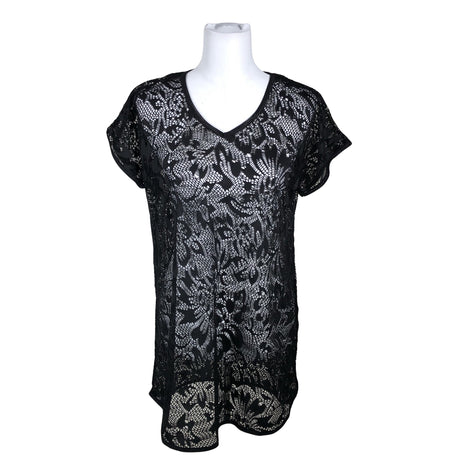 Unisex Damella - Tricot tunic, size 38 - Black ()