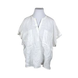 Unisex Nanso - Short-sleeved blouse, size 46 - White (1)