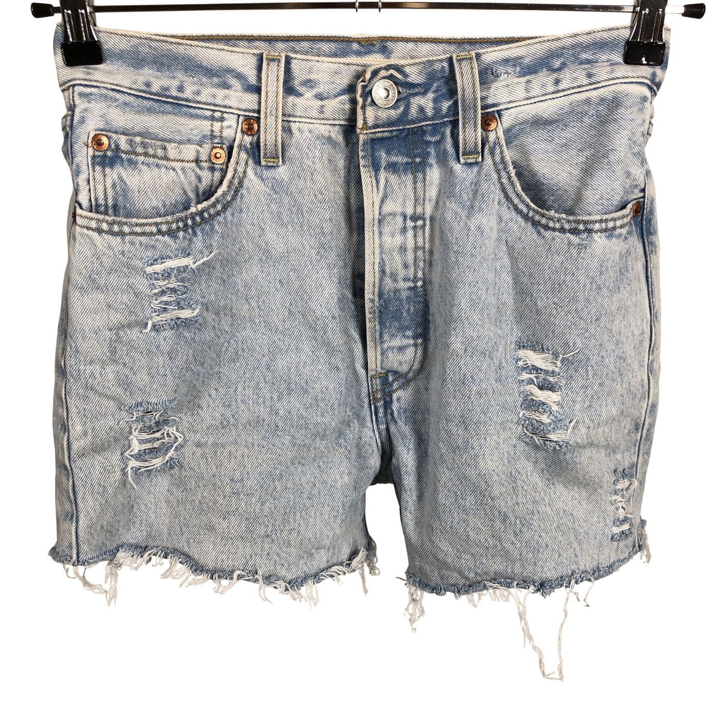 Unisex Levi's - Denim shorts, size W27 - Light blue (1)