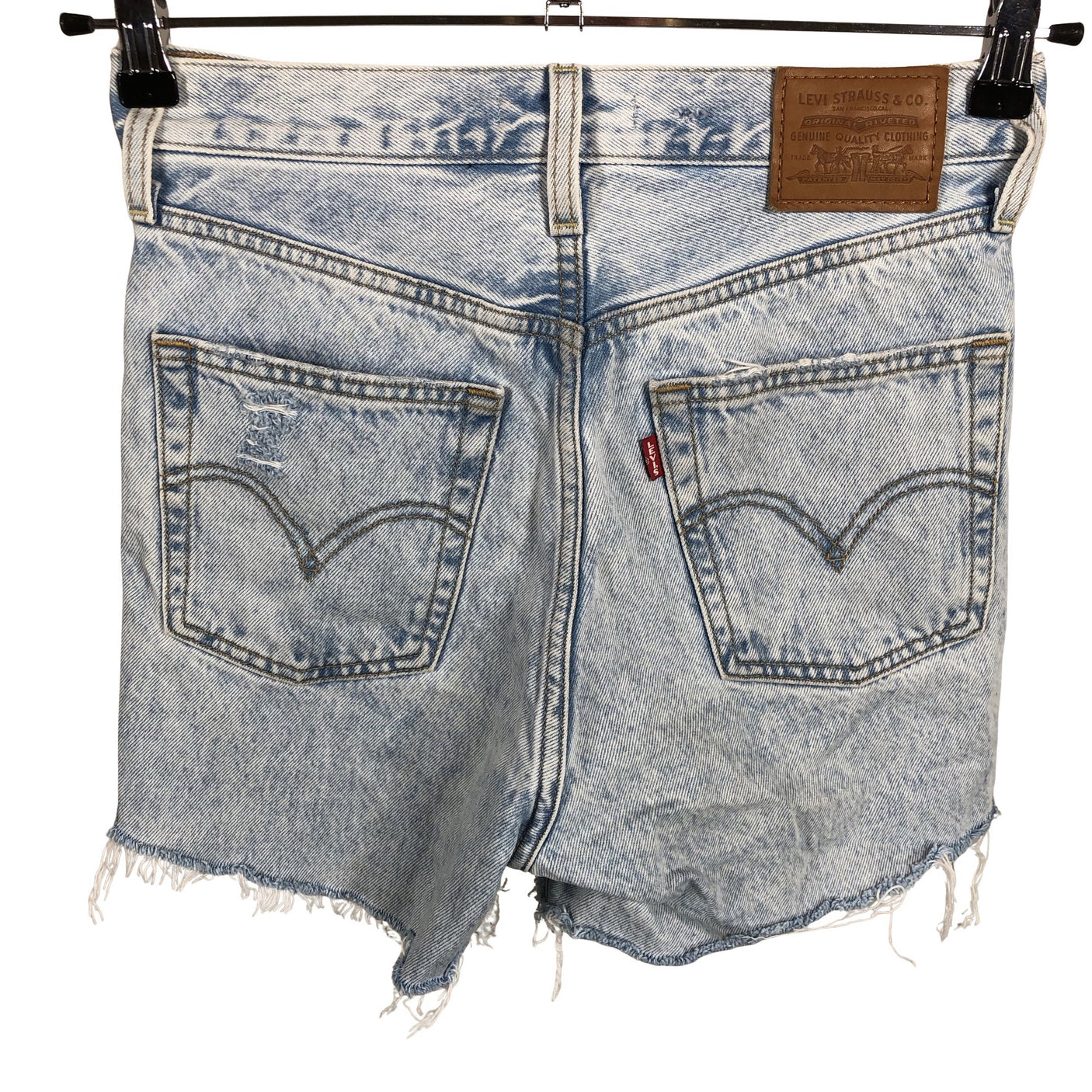 Unisex Levi's - Denim shorts, size W27 - Light blue (2)