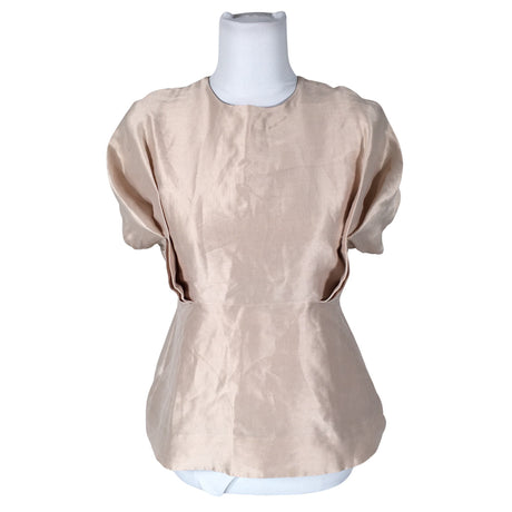 Unisex COS - Short-sleeved blouse, size 38 - Beige ()