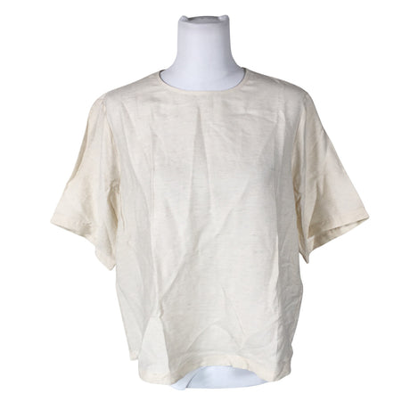 Unisex MSCH Copenhagen - Short-sleeved blouse, size 38 - Beige ()
