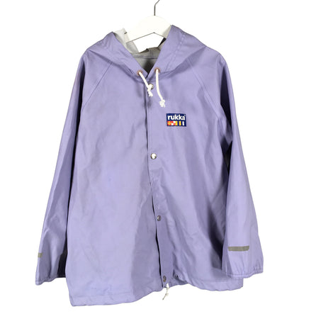 Unisex Rukka - Rain jacket, size 128 - 134 - Violet ()