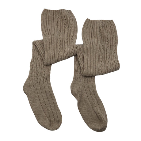 Unisex Handmade - Wool socks, size 39 - Beige ()
