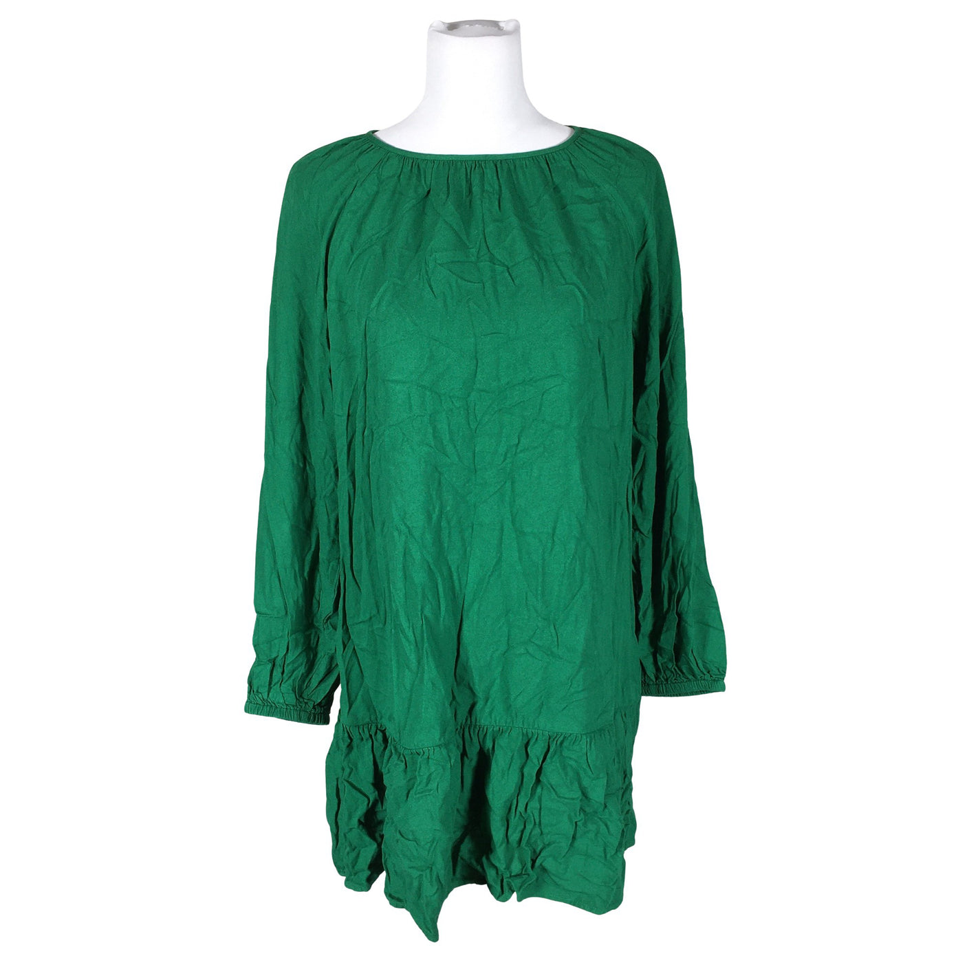 Unisex Esprit - Schiffon dress, size 38 - Green (1)
