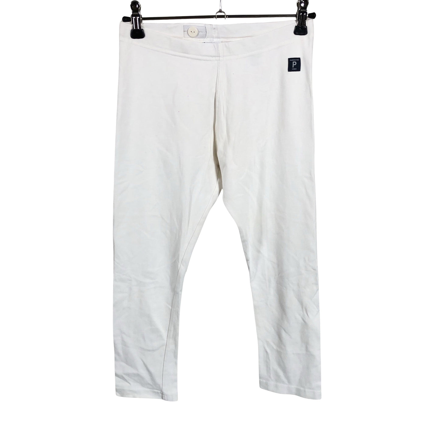 Unisex Polarn O. Pyret - Leggings, size 146 - 152 - White (1)