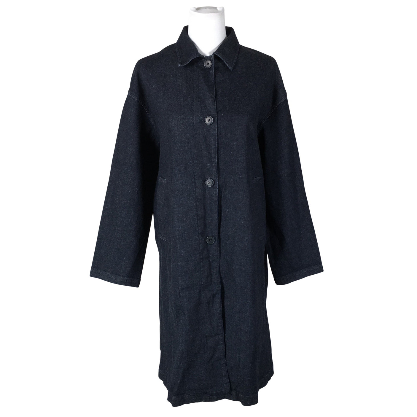Unisex Muji - Trench coat, size 36 - Blue (1)