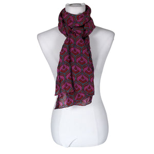Unisex Marc O'Polo - Scarf, size Maxi - Wine red (1)