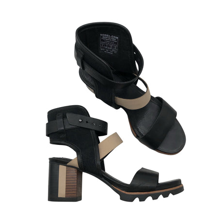Unisex Sorel - Heeled sandals, size 39 - Black ()