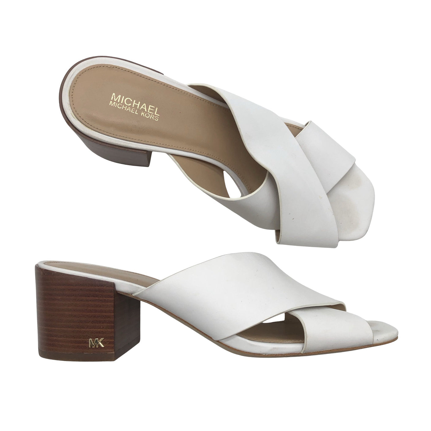 Unisex Michael Kors - Heeled sandals, size 39 - White (1)
