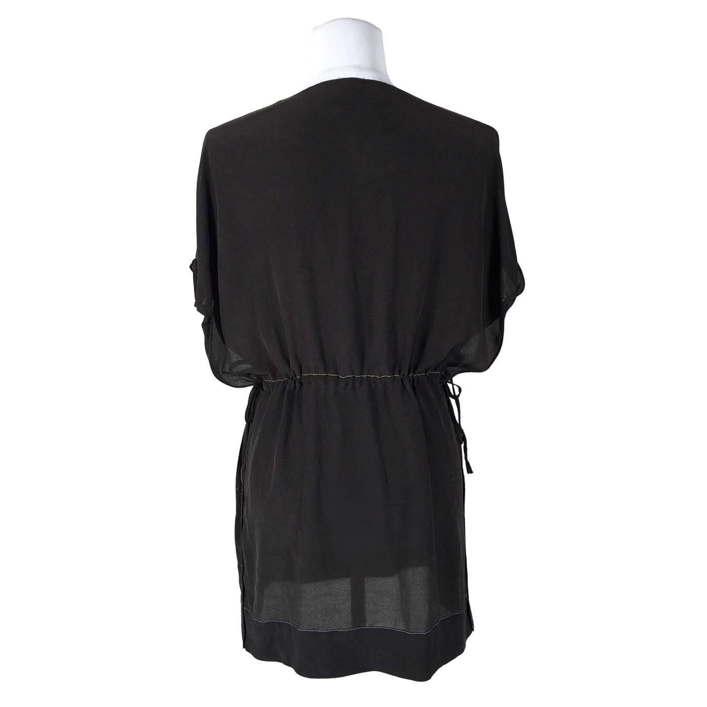 Unisex Fendi - Schiffon dress, size 38 - Black (2)