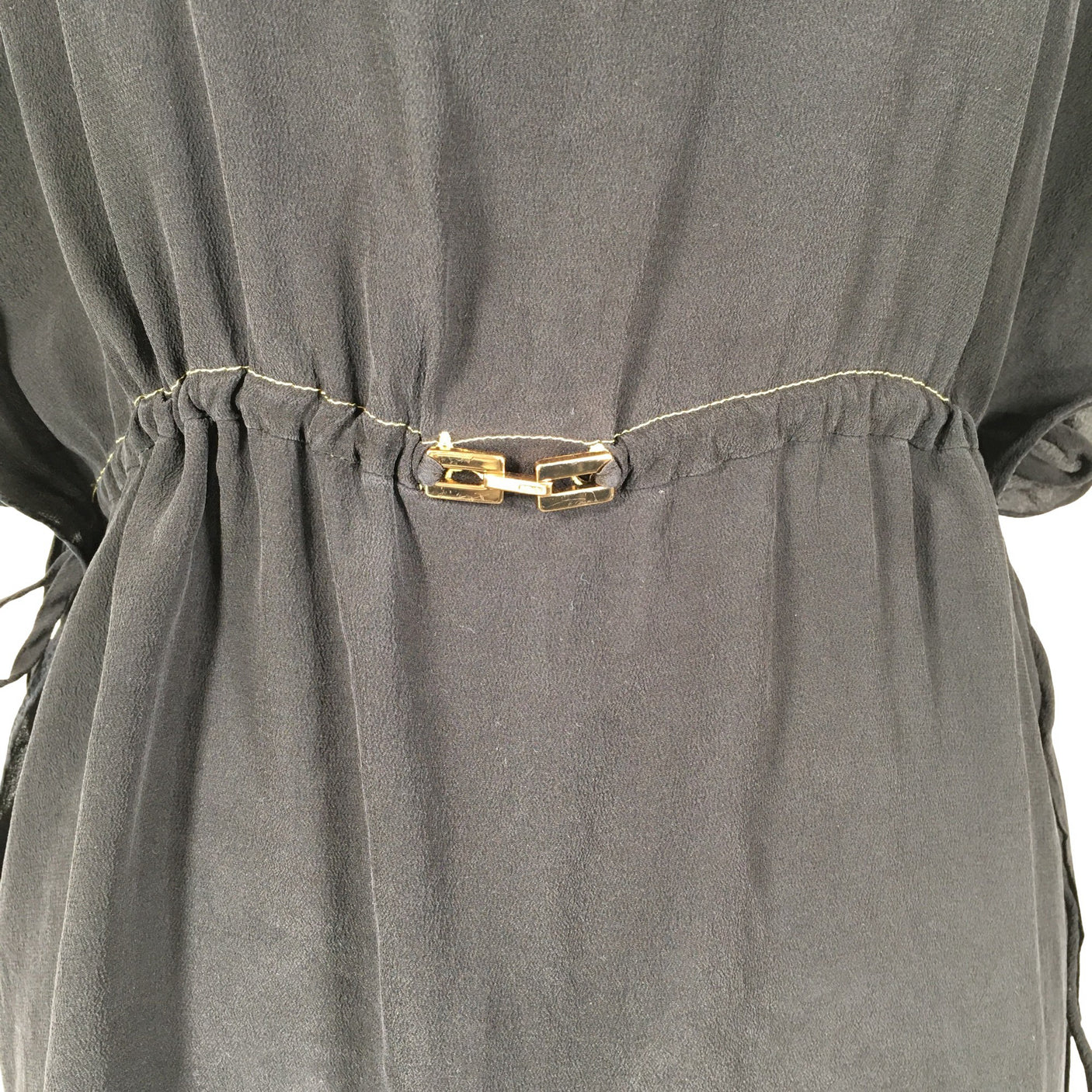 Unisex Fendi - Schiffon dress, size 38 - Black (4)