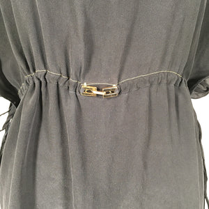 Unisex Fendi - Schiffon dress, size 38 - Black (4)