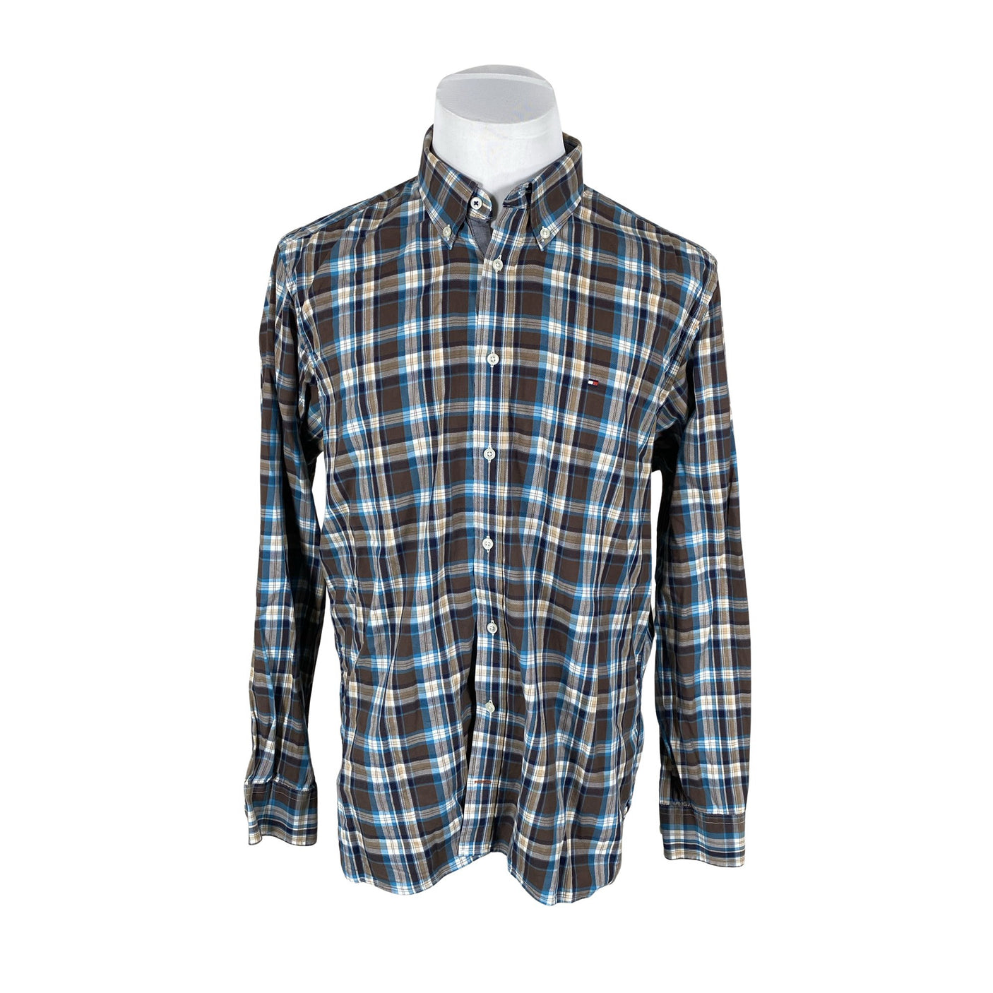 Unisex Tommy Hilfiger - Collared shirt, size XL - Blue (1)