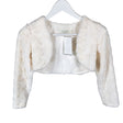 Unisex Mingnelin - Evening bolero jacket, size 134 - 140 - White ()