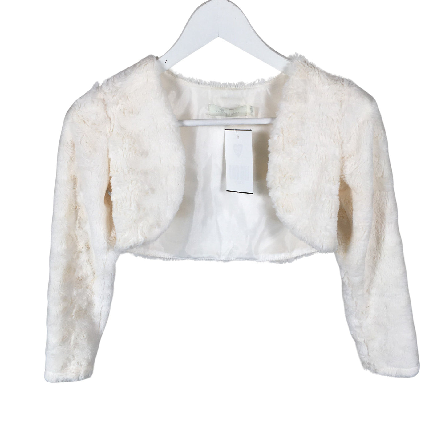 Unisex Mingnelin - Evening bolero jacket, size 134 - 140 - White (1)