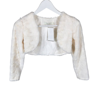 Unisex Mingnelin - Evening bolero jacket, size 134 - 140 - White (1)