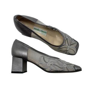 Unisex Moda di Fausto - High heels, size 33 - Gray (1)