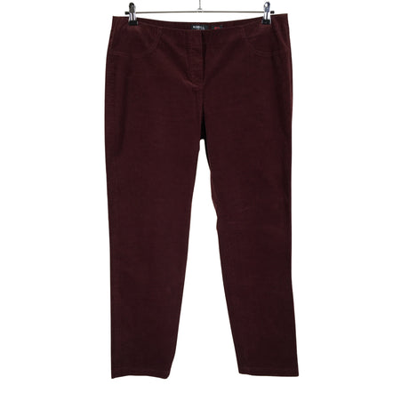 Unisex Robell - Velvet pants, size 46 - Wine red ()