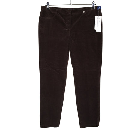 Unisex Robell - Velvet pants, size 46 - Brown ()