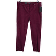 Unisex Robell - Velvet pants, size 48 - Wine red ()