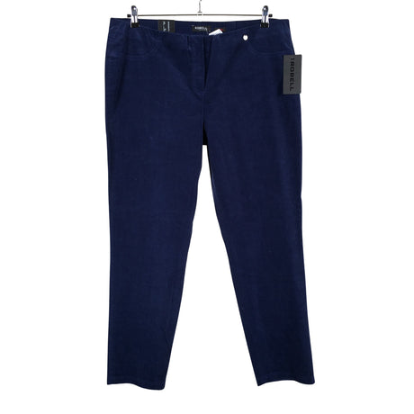 Unisex Robell - Velvet pants, size 48 - Blue ()