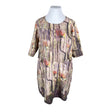 Unisex Prints on Linen - Dress, size 48 - Light pink ()