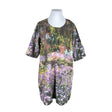 Unisex Prints on Linen - Dress, size 48 - Green ()
