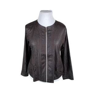 Unisex Magna - Sweat jacket, size 48 - Brown (1)
