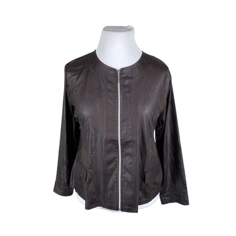 Unisex Magna - Sweat jacket, size 48 - Brown ()