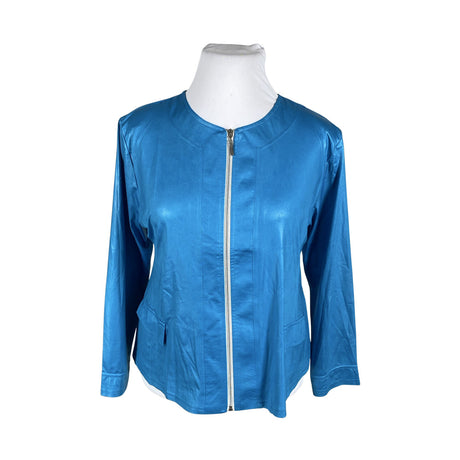 Unisex Magna - Sweat jacket, size 48 - Turquoise ()