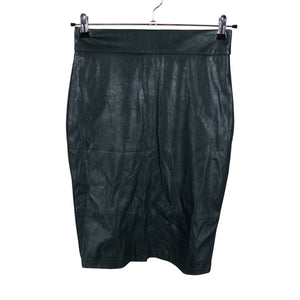 Unisex Forever New - Leather skirt, size 38 - Green (1)