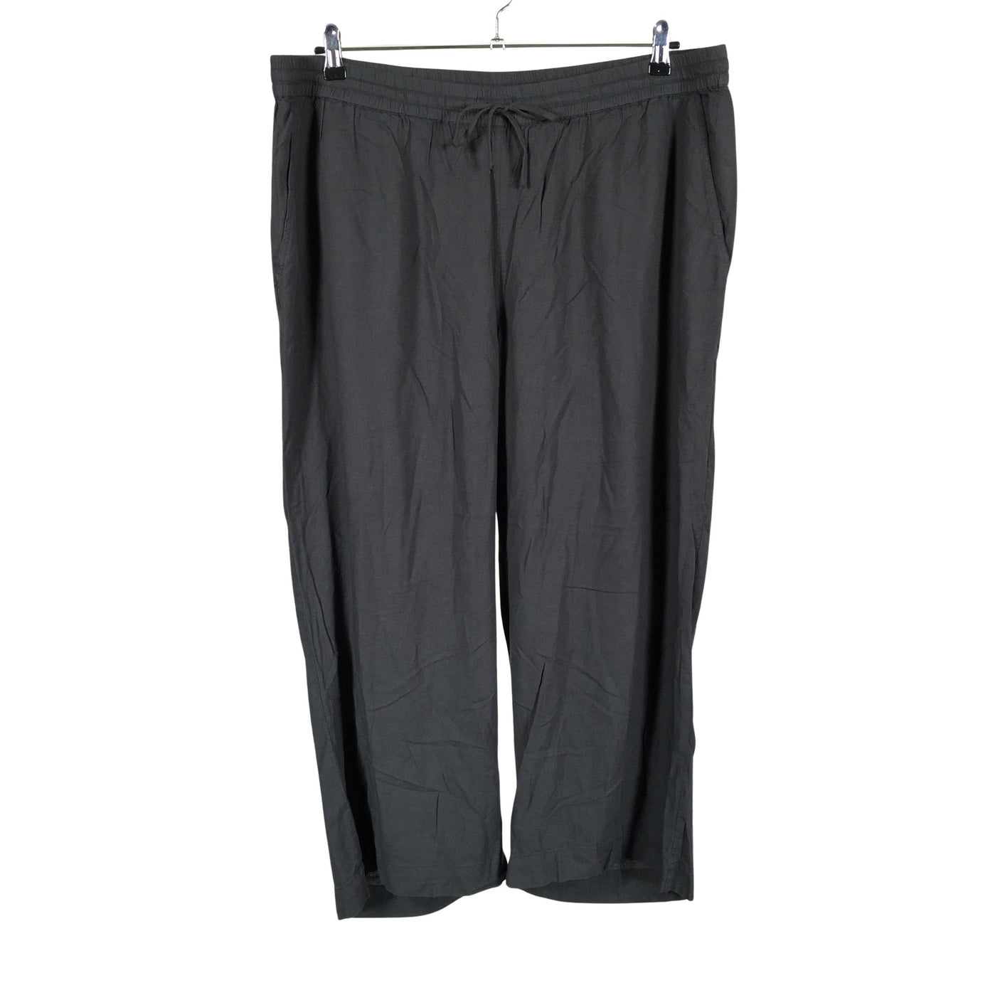 Unisex Kaffe - Schiffon trousers, size 50 - Gray (1)