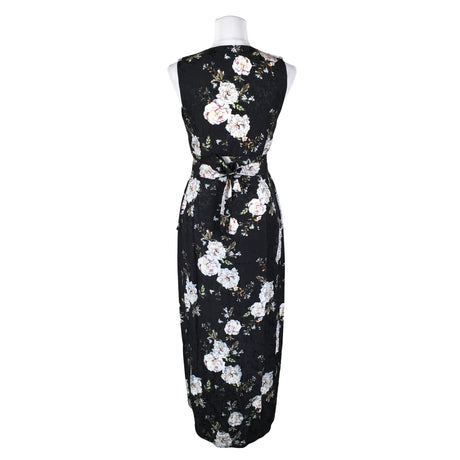 Unisex Forever New - Schiffon dress, size 36 - Black (2)