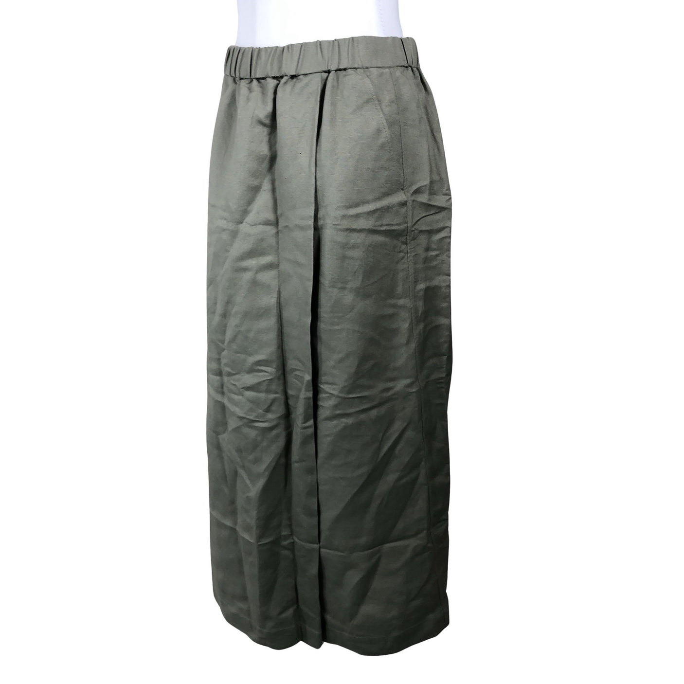 Unisex Massimo Dutti - Fabric skirt, size 40 - Green (2)