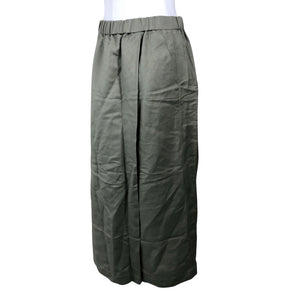 Unisex Massimo Dutti - Fabric skirt, size 40 - Green (2)