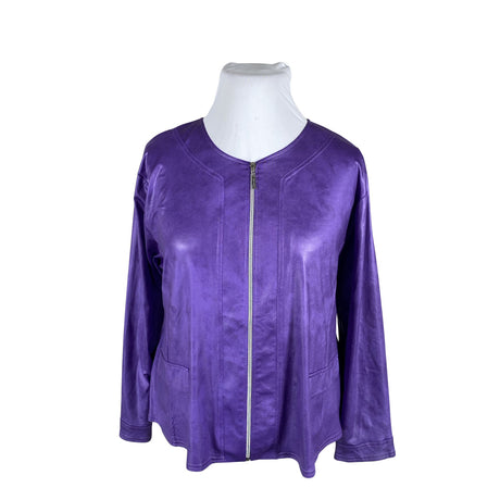 Unisex Magna - Sweat jacket, size 52 - Violet ()