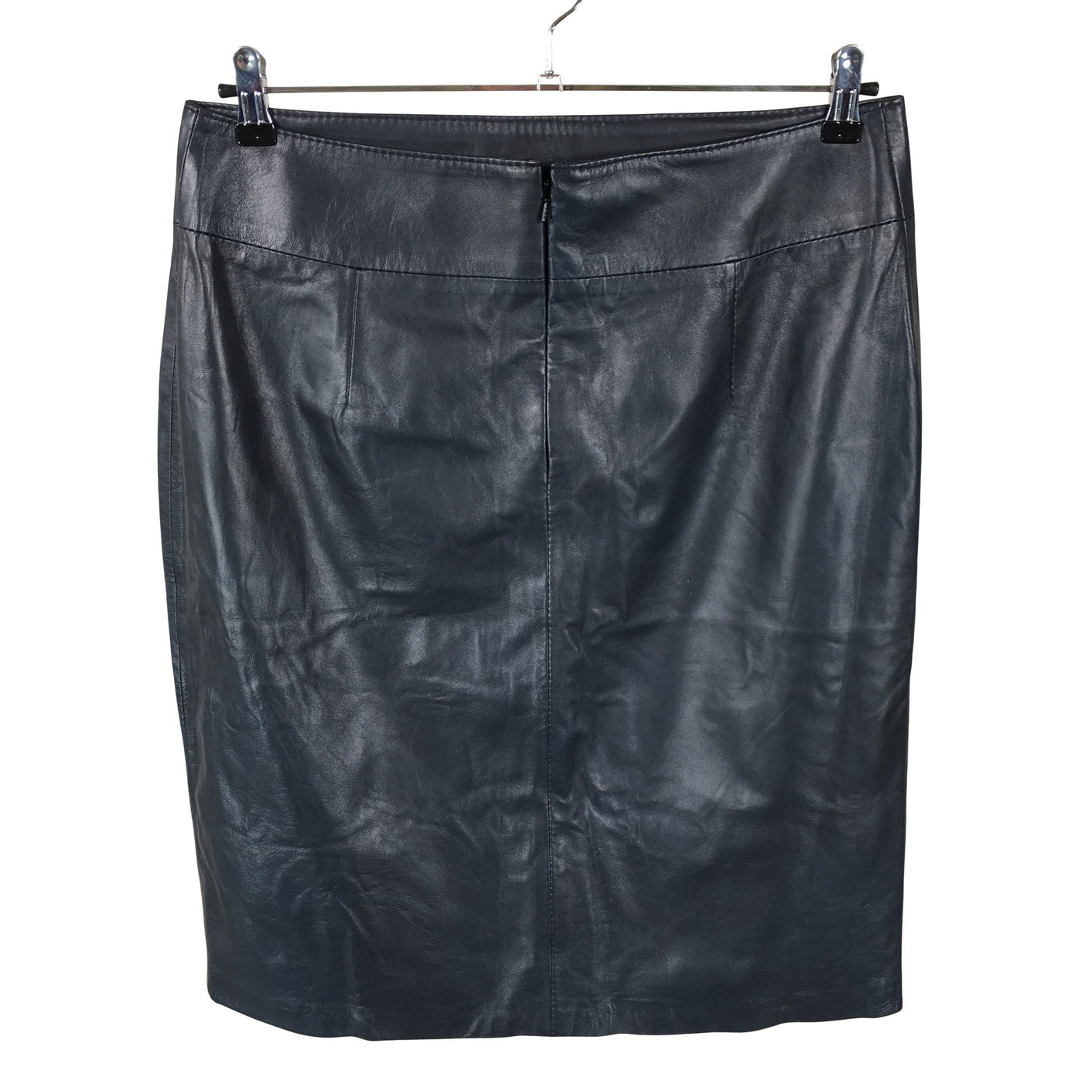 Unisex PG Elfström - Leather skirt, size 44 - Blue (2)